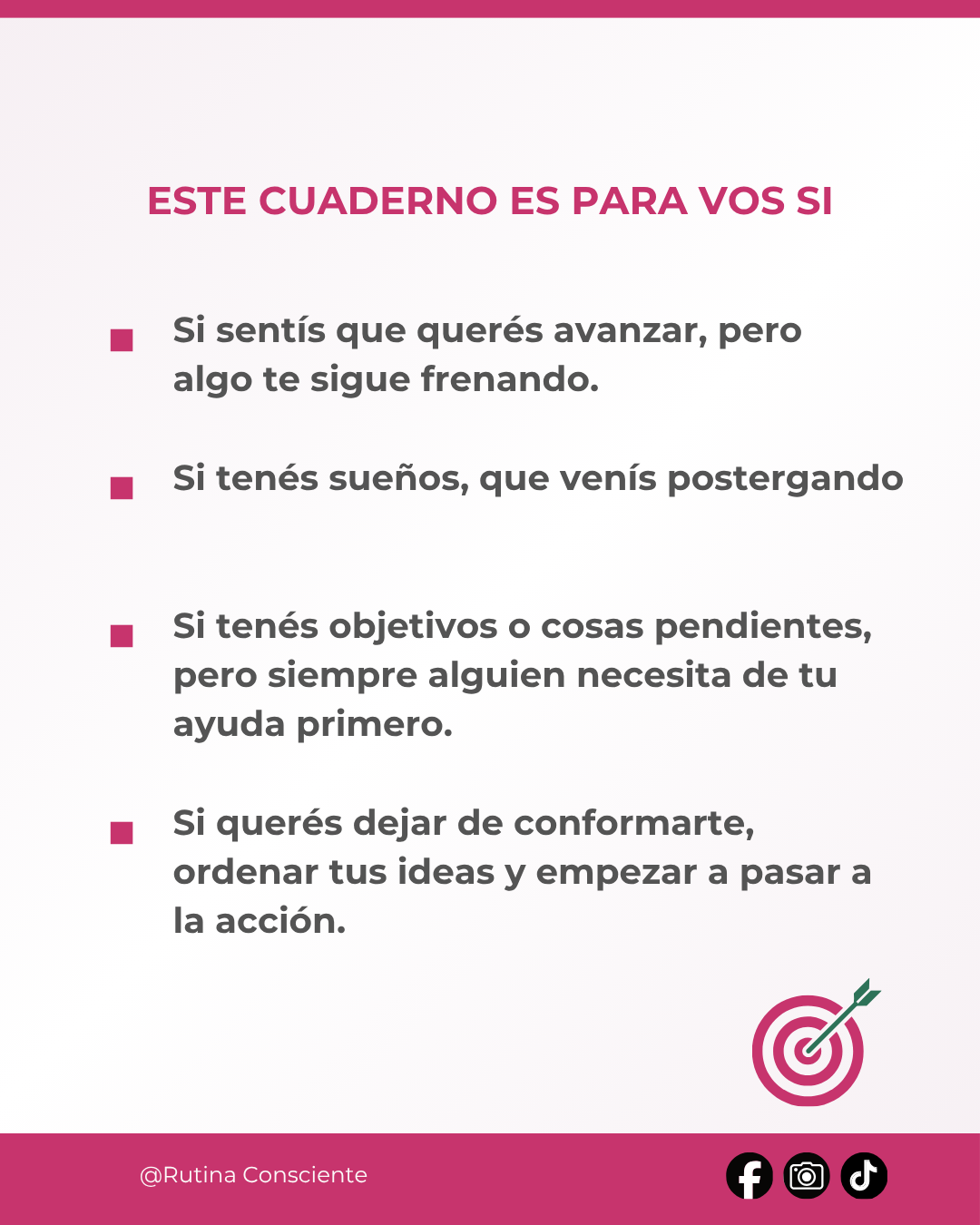 CUADERNO DE ACCIÓN DIARIA x 30 Días